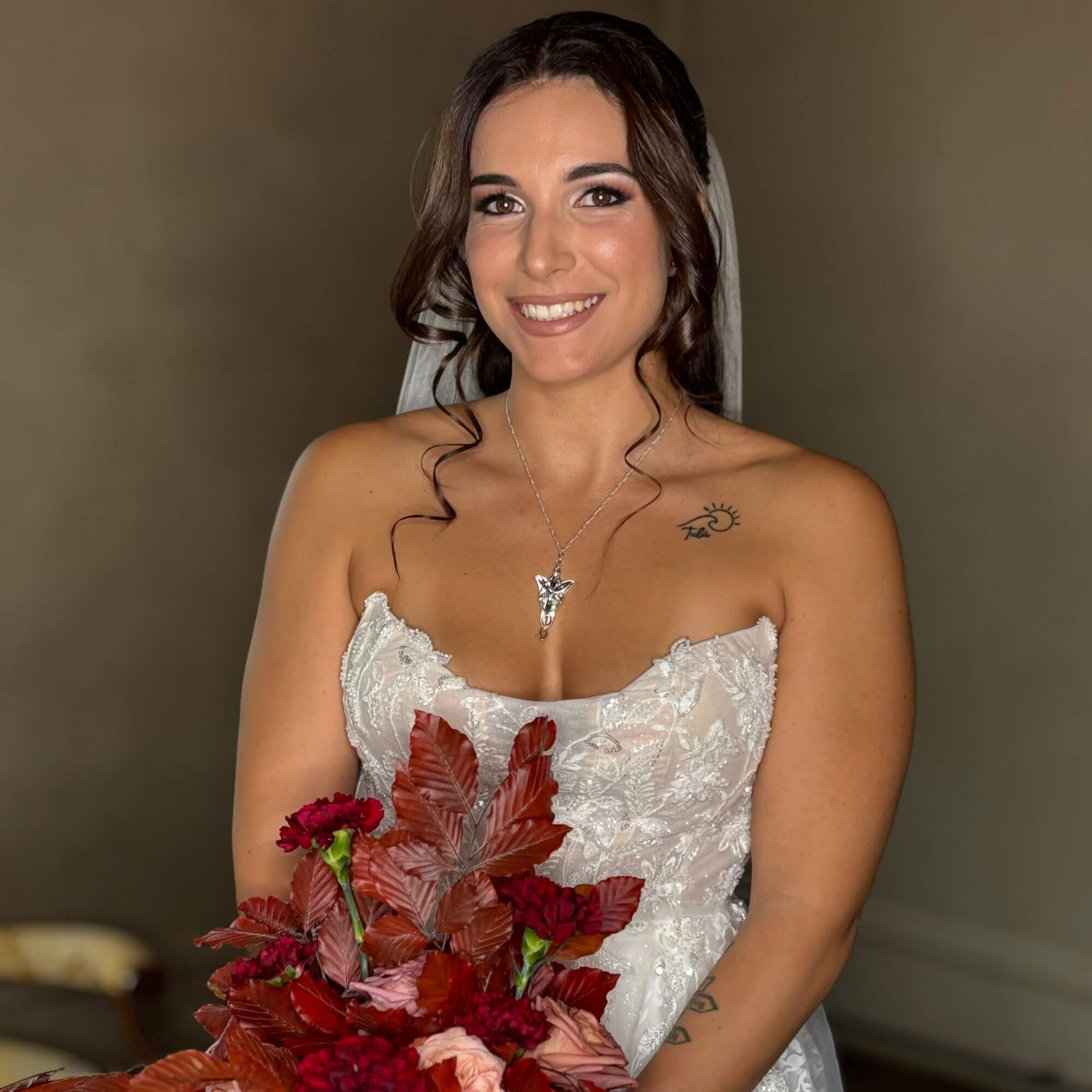 Make-up da sposa soft glow realizzato a Bergamo